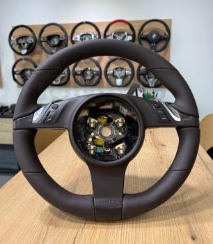 Porsche 997 Lenkrad neu beziehen